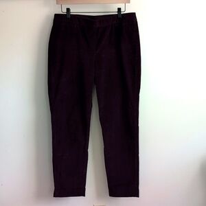 J Jill Women's Corduroy Pull On Pants Size 10